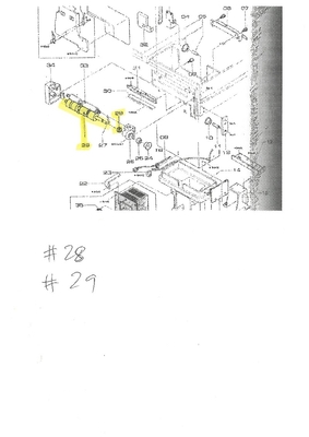CHINA Film-Prozessor-Teil 334G03204 und 322G03111 Fujis 232B Minilab fournisseur