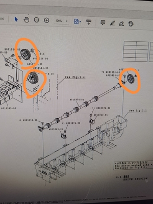 Verbesserte Teile für Gang Noritsu QSS29 Minilab A053917-01 + B014584-01 + A093909 fournisseur