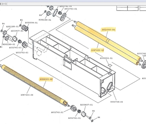 AA074137 A087423 B024363 A078885 A081790 Noritsu QSS29 32 34 75 3701 Minilab trunksüchtige Rolle fournisseur