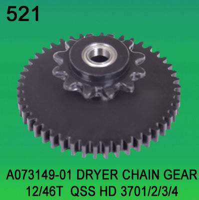 A073149 A073149-01 TROCKNER KETTENZAHNRAD ZÄHNE 12 46 FÜR NORITSU HD Qss3701 3702 3703 3704 31 32 Minilab fournisseur