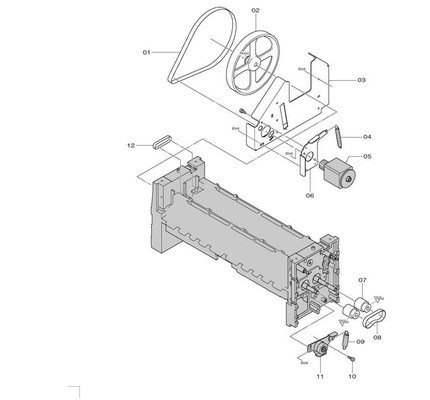 Fuji-Grenze 500 Ersatzteil 550 Digital Minilab GURT FLACHES 323D1057346 nicht 06 fournisseur