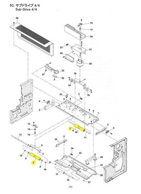 281021004A 2810 Ersatzteil-Rolle 21004 281021004 2810 21004A Konica Minilab fournisseur