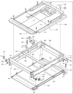 Trockenere Rolle 334D1061323A 334D1134138A für Fuji-Grenze 550 570 Minilab fournisseur