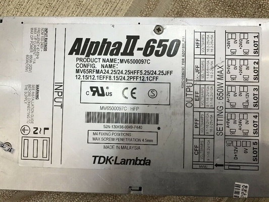 Stromversorgung DENSEI Fuji-Grenze-550/570/590 Minilab Lambda-Alpha-650 Ersatzteil fournisseur