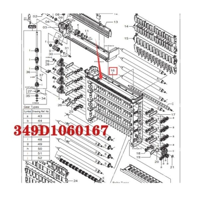 Minilab Fujis 550 Platte 349D1060167/349D1060167D fournisseur