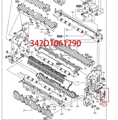 Ersatzteil-Klammer 342D1061290 der Grenzefuji550/570 Minilab fournisseur